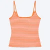 Slim Strap Tank Top – Striped Pink/Orange Slim Strap Tank Top – Striped Pink/Orange