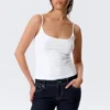 Slim Strap Tank Top – White Slim Strap Tank Top – White