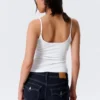 Slim Strap Tank Top – White Slim Strap Tank Top – White