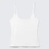 Slim Strap Tank Top – White Slim Strap Tank Top – White