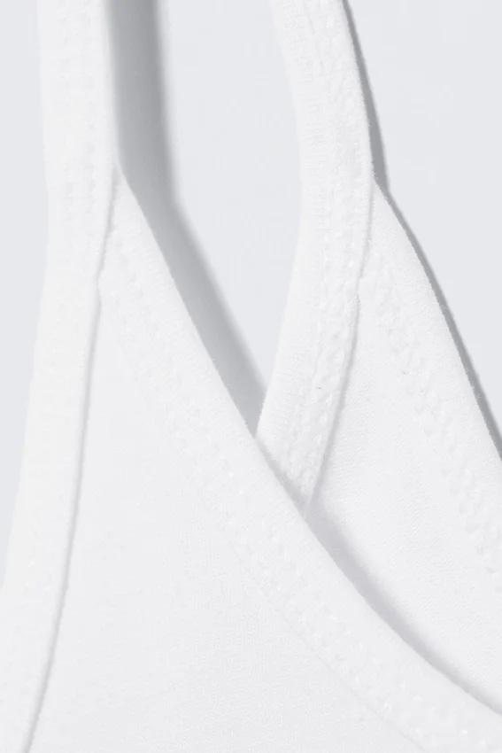 Slim Strap Tank Top – White Slim Strap Tank Top – White