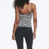 Slim Strap Tank Top – White & Black Stripes Slim Strap Tank Top – White & Black Stripes