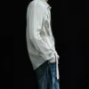 Slim Tie Detail Lyocell Shirt – Light Dusty Mole Slim Tie Detail Lyocell Shirt – Light Dusty Mole