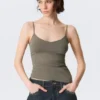 Slim V-Neck Cotton Singlet – Grey Slim V-Neck Cotton Singlet – Grey