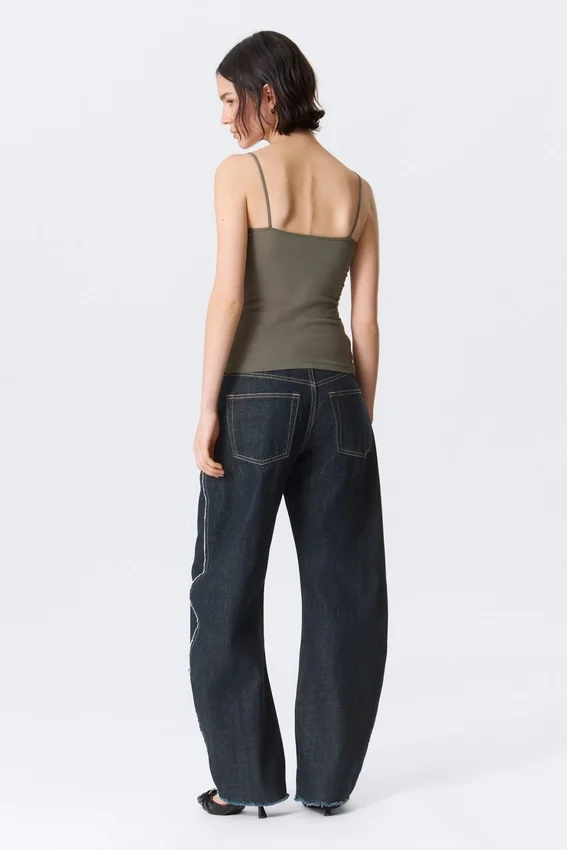 Slim V-Neck Cotton Singlet – Grey Slim V-Neck Cotton Singlet – Grey