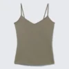 Slim V-Neck Cotton Singlet – Grey Slim V-Neck Cotton Singlet – Grey