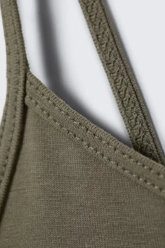 Slim V-Neck Cotton Singlet – Grey Slim V-Neck Cotton Singlet – Grey