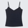 Slim V-Neck Cotton Singlet – Striped Dark Blue Slim V-Neck Cotton Singlet – Striped Dark Blue