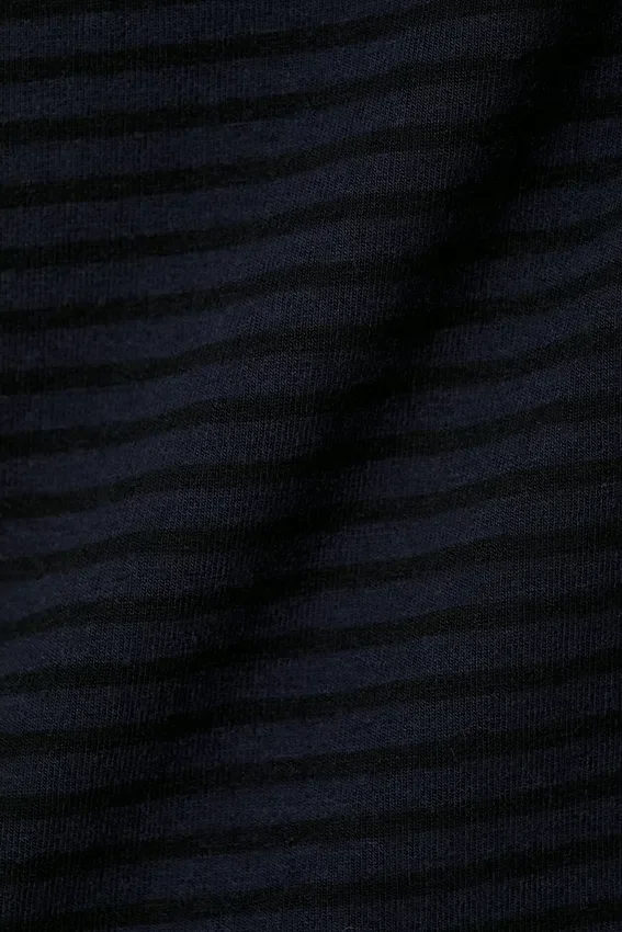 Slim V-Neck Cotton Singlet – Striped Dark Blue Slim V-Neck Cotton Singlet – Striped Dark Blue