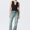 Slim V-Neck Sleeveless Top – Black Slim V-Neck Sleeveless Top – Black