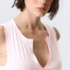 Slim V-Neck Sleeveless Top – Light Pink Slim V-Neck Sleeveless Top – Light Pink