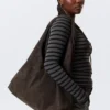 Slouchy Faux Leather Shoulder – Dark Brown Slouchy Faux Leather Shoulder – Dark Brown