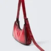 Small Faux Leather Handbag – Red Small Faux Leather Handbag – Red