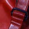 Small Faux Leather Handbag – Red Small Faux Leather Handbag – Red