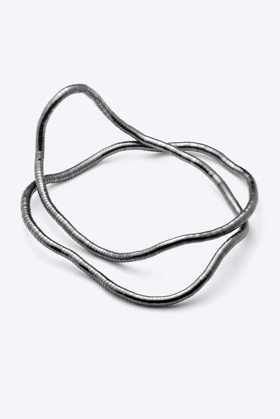 Snake Necklace – Dark Grey Snake Necklace – Dark Grey