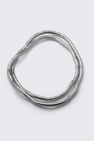 Snake Necklace – Light Dusty Grey