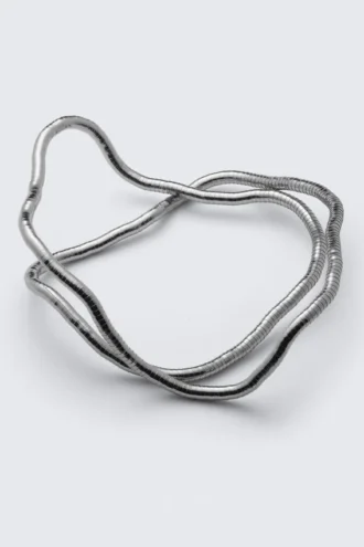 Snake Necklace – Light Dusty Grey