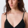 Soft Cotton Triangle Bra – Black Soft Cotton Triangle Bra – Black
