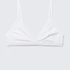 Soft Cotton Triangle Bra – White Soft Cotton Triangle Bra – White