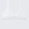 Soft Cotton Triangle Bra – White Soft Cotton Triangle Bra – White