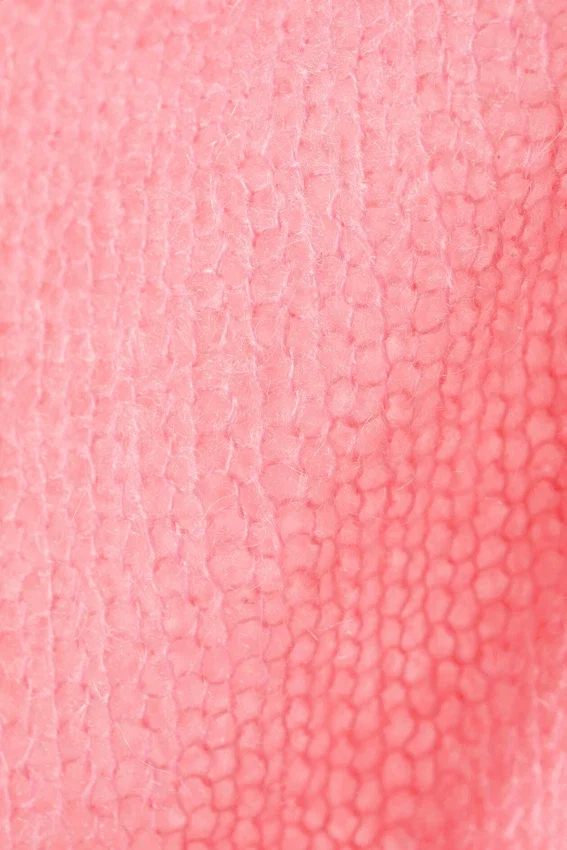 Soft Cropped Pyjama Sweater – Pink Soft Cropped Pyjama Sweater – Pink