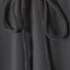 Soft Drawstring Wide-Leg Trousers – Dark Grey Soft Drawstring Wide-Leg Trousers – Dark Grey