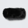 Soft Faux Fur Headband – Black Soft Faux Fur Headband – Black