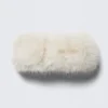 Soft Faux Fur Headband – Cream White Soft Faux Fur Headband – Cream White