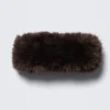 Soft Faux Fur Headband – Dark Brown Soft Faux Fur Headband – Dark Brown
