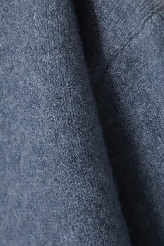 Soft Knit Boat-Neck Sweater – Dusty Blue Soft Knit Boat-Neck Sweater – Dusty Blue
