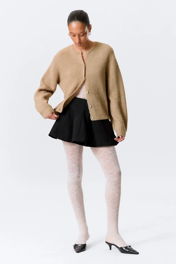 Soft Knitted Cardigan – Beige Soft Knitted Cardigan – Beige