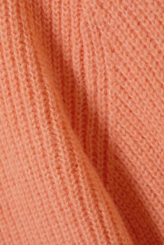 Soft Knitted Cardigan – Light Orange Soft Knitted Cardigan – Light Orange