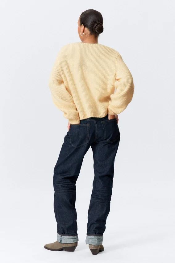 Soft Knitted Cardigan – Light Yellow Soft Knitted Cardigan – Light Yellow