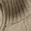 Soft Knitted Fitted Zip Cardigan – Beige Melange Soft Knitted Fitted Zip Cardigan – Beige Melange
