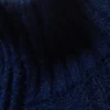 Soft Knitted Fitted Zip Cardigan – Dark Navy Blue Melange Soft Knitted Fitted Zip Cardigan – Dark Navy Blue Melange