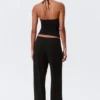 Soft Low Rise Bootcut Trousers – Black Soft Low Rise Bootcut Trousers – Black