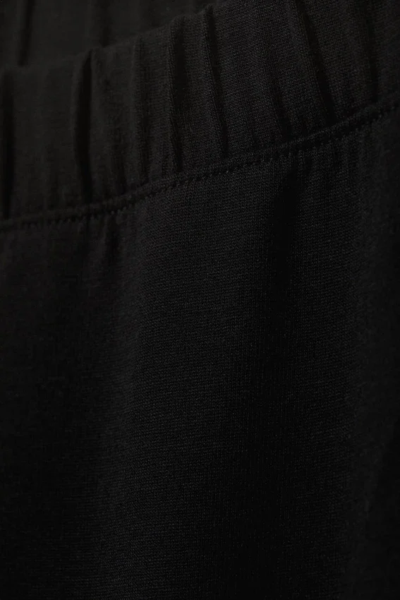 Soft Low Rise Bootcut Trousers – Black Soft Low Rise Bootcut Trousers – Black