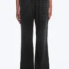 Soft Low Rise Bootcut Trousers – Black – Dark Grey Stripe Soft Low Rise Bootcut Trousers – Black – Dark Grey Stripe