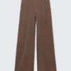 Soft Low Rise Loose Wide Leg Trousers – Washed Mole Soft Low Rise Loose Wide Leg Trousers – Washed Mole