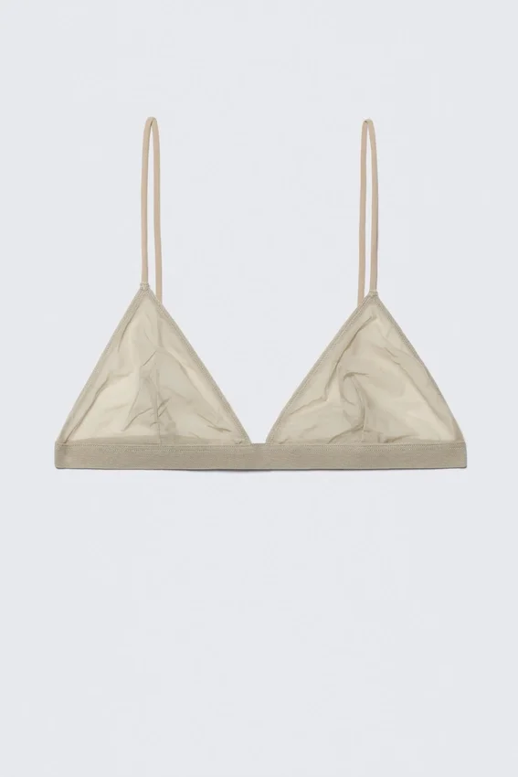 Soft Mesh Triangle Bra – Beige Soft Mesh Triangle Bra – Beige