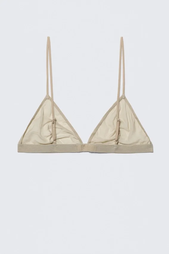 Soft Mesh Triangle Bra – Beige Soft Mesh Triangle Bra – Beige