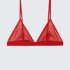 Soft Mesh Triangle Bra – Bright Red Soft Mesh Triangle Bra – Bright Red