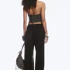 Soft Mid-Rise Balloon Trousers – Dark Brown Soft Mid-Rise Balloon Trousers – Dark Brown