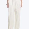 Soft Mid-Rise Balloon Trousers – White Soft Mid-Rise Balloon Trousers – White