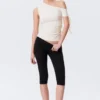 Soft Mid Rise Capri Leggings – Black Soft Mid Rise Capri Leggings – Black