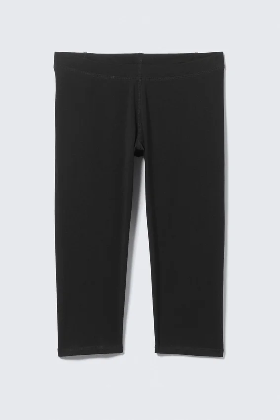 Soft Mid Rise Capri Leggings – Black Soft Mid Rise Capri Leggings – Black