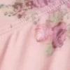 Soft Mid Rise Capri Leggings – Light Pink – Floral Soft Mid Rise Capri Leggings – Light Pink – Floral
