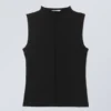 Soft Mock Neck Top – Black Soft Mock Neck Top – Black
