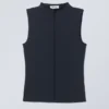 Soft Mock Neck Top – Dark Blue Soft Mock Neck Top – Dark Blue
