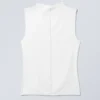 Soft Mock Neck Top – White Soft Mock Neck Top – White